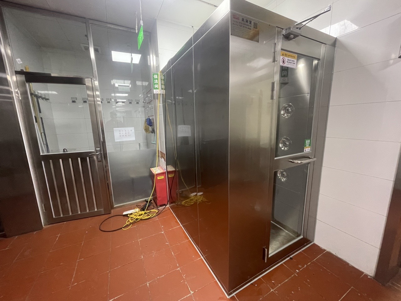 济南乐家餐饮管理有限公司安装风淋通道