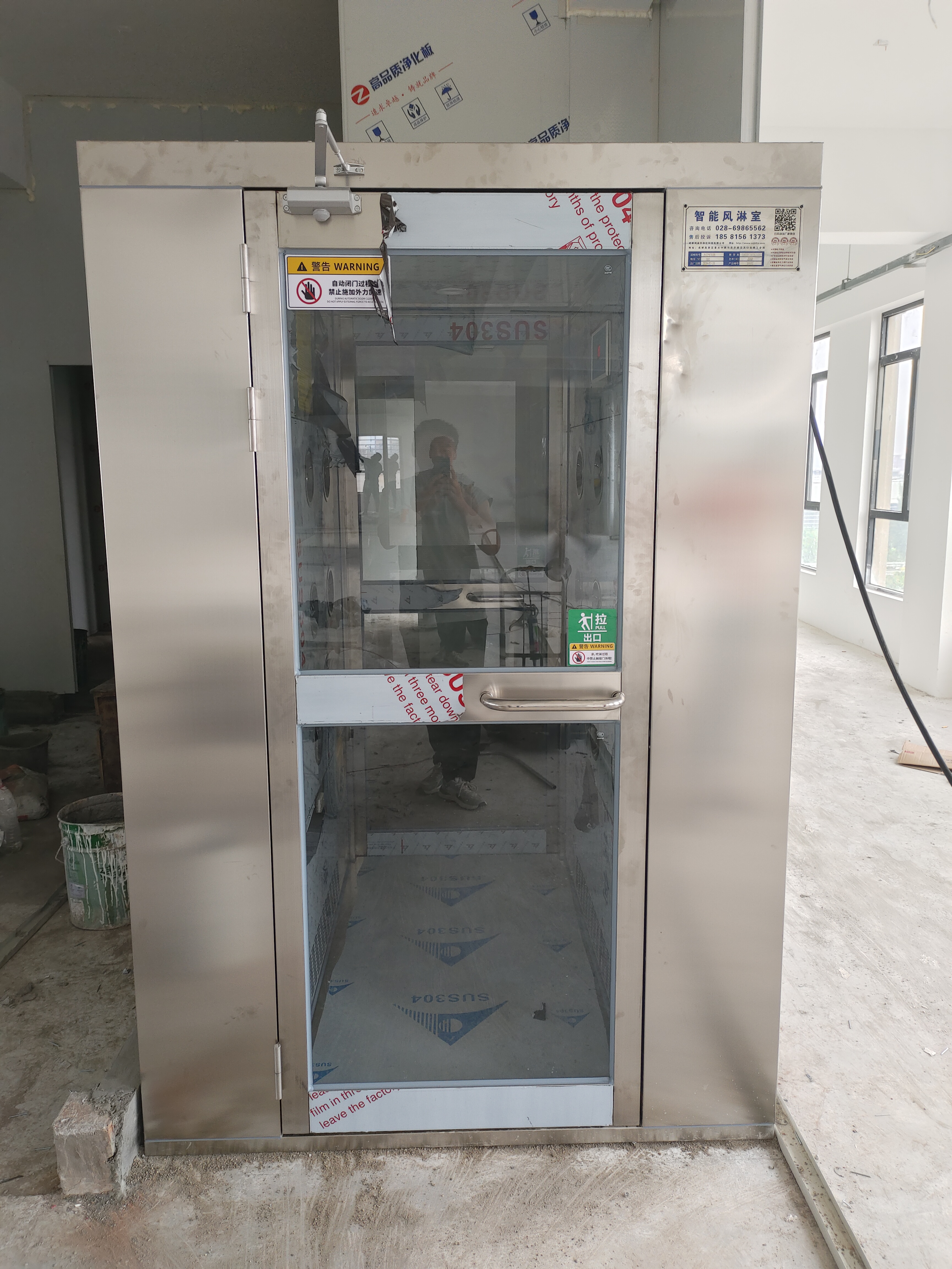 河南省豫兴包装有限公司风淋室安装